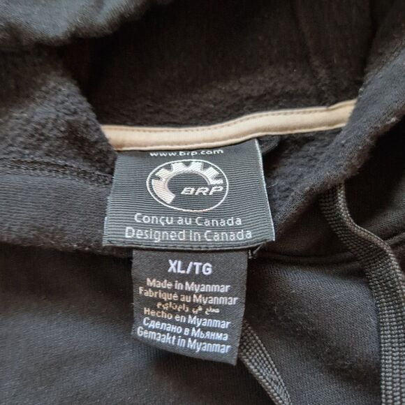 CAN-AM Logo mens HOODIE Black Size XL - Picture 8 of 8